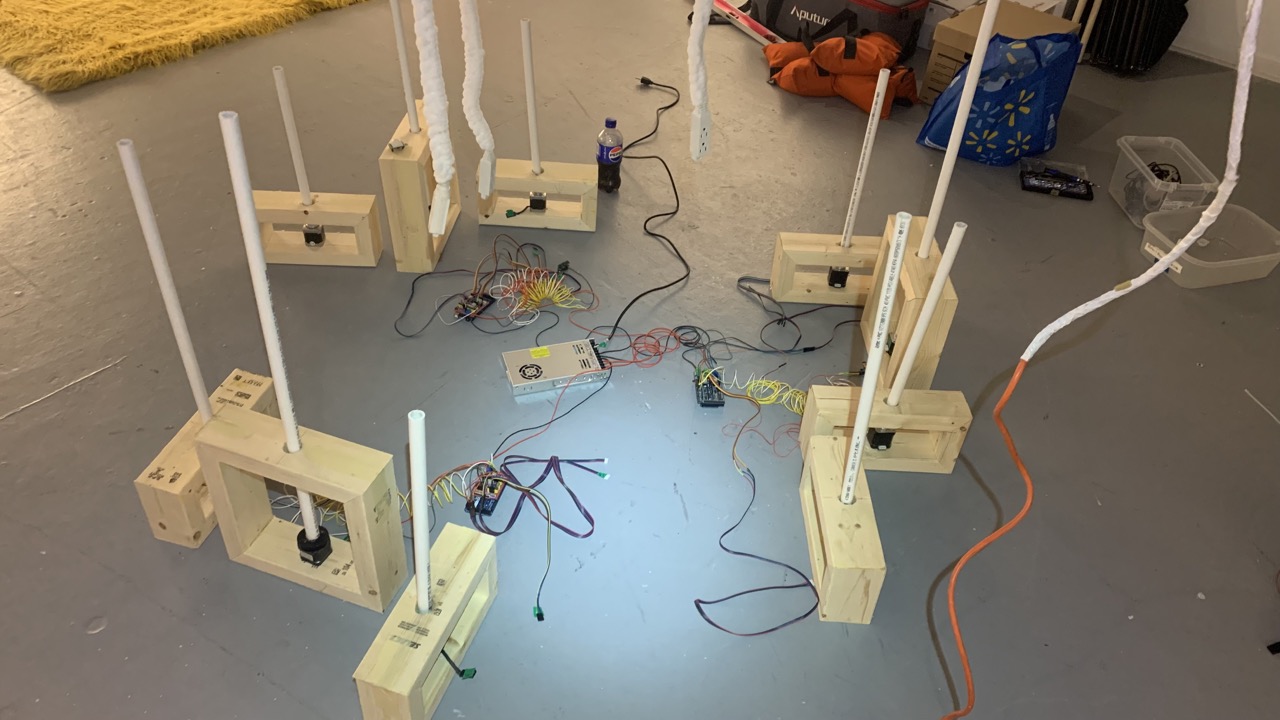 Installation documentation for Nadine Sures technical collaboration
